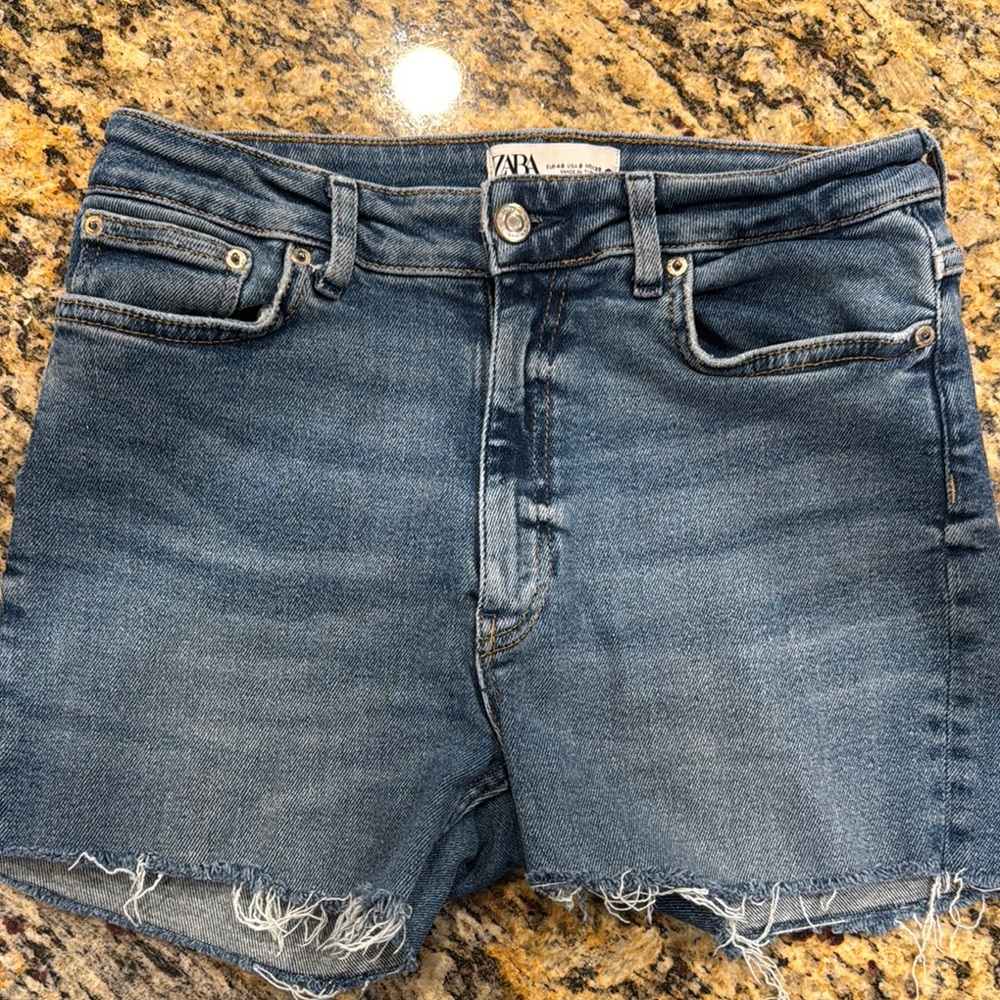 Zara Blue Jean Shorts